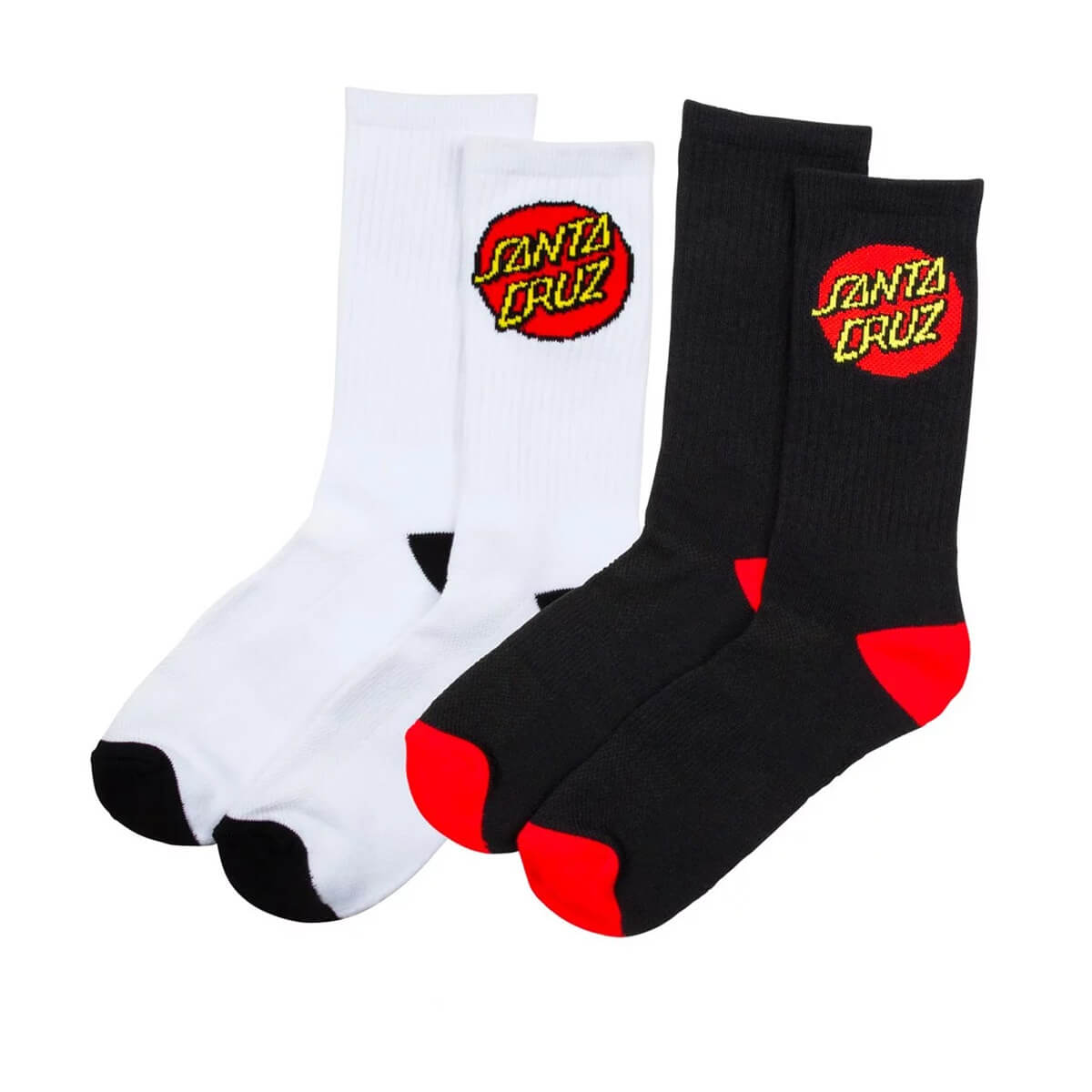 Santa Cruz Classic Dot Socks - 2 pack