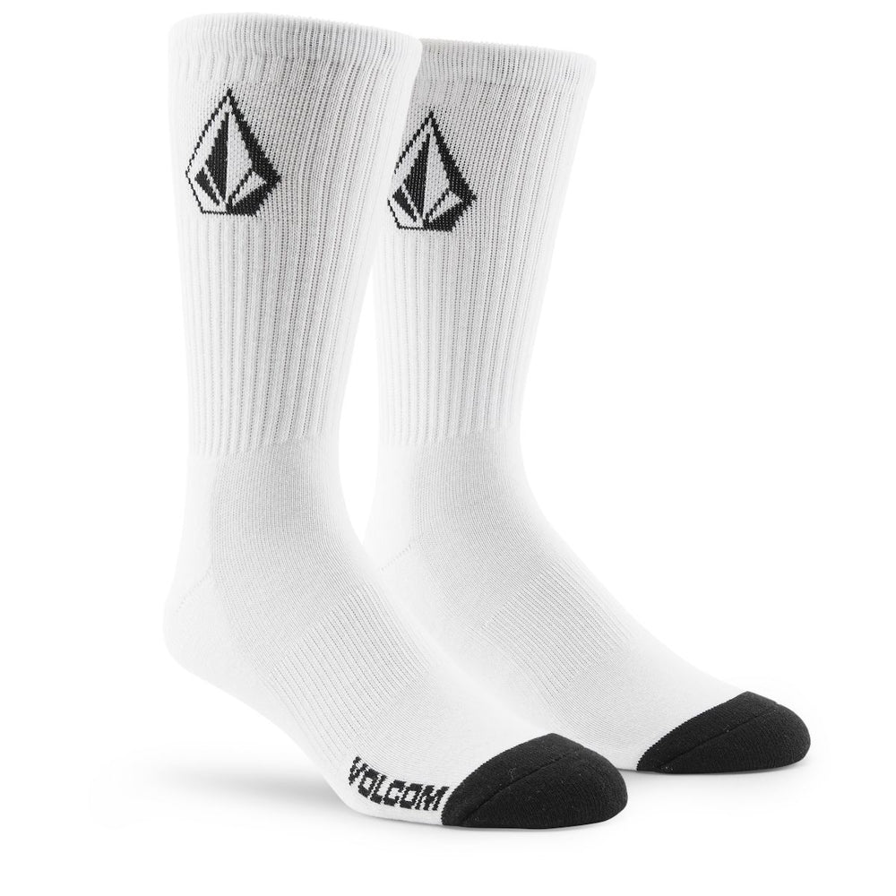 Volcom Full Stone Sock 3 Pack - White