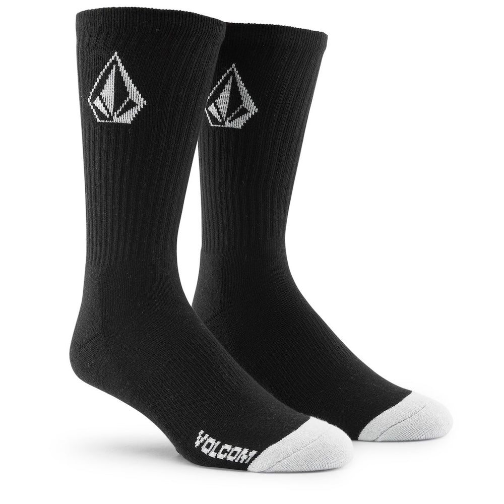 Volcom Full Stone Sock 3 Pack - Black