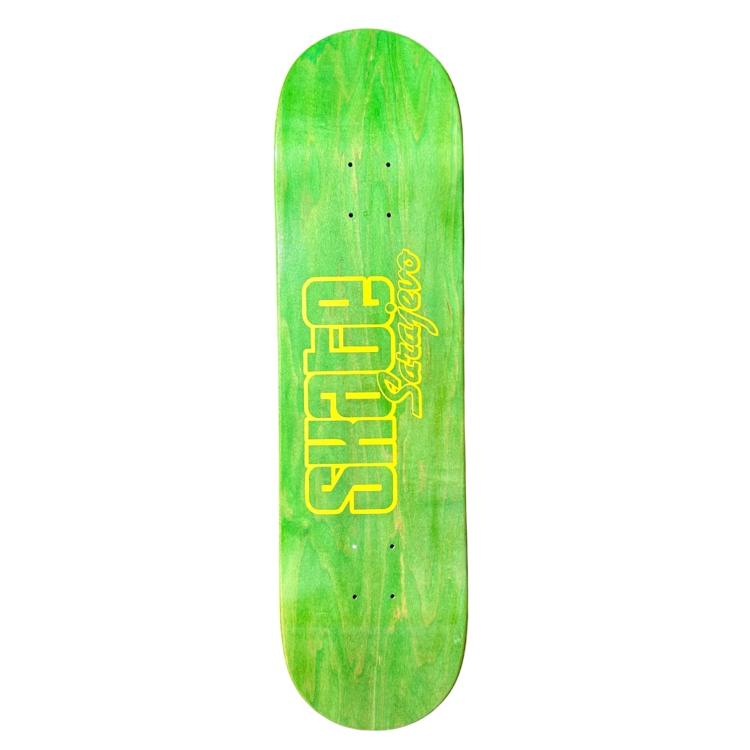 Skate Sarajevo Deck - Green 8.0 - 8.5
