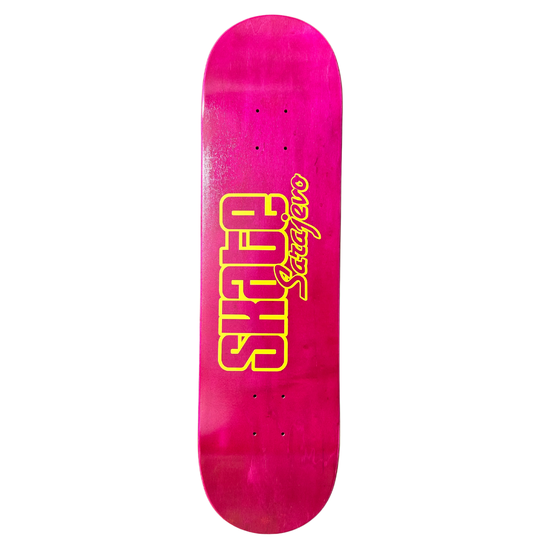 Skate Sarajevo Deck - Pink 8.0 - 8.5
