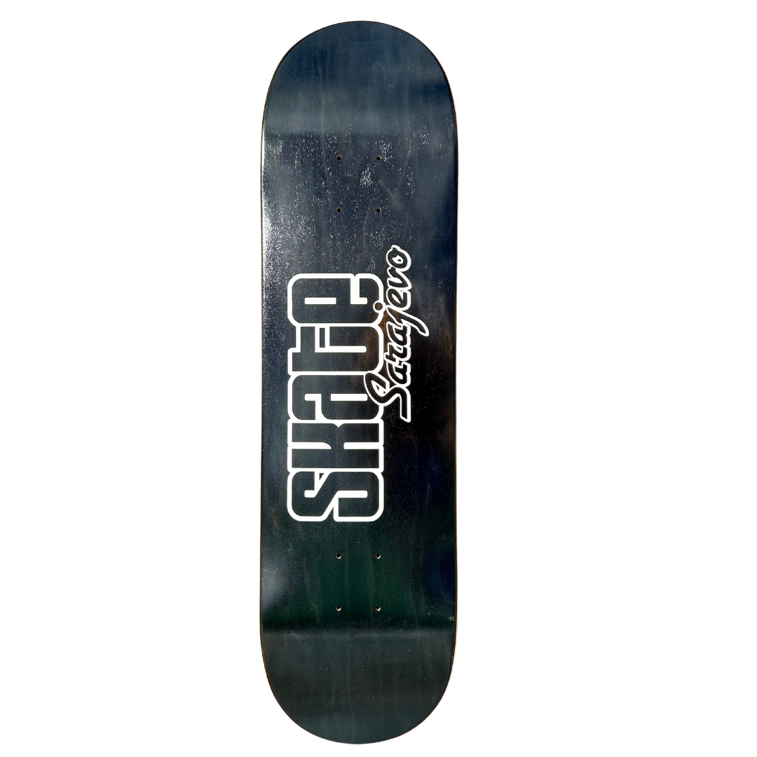 Skate Sarajevo Deck - Black 8.25 - 8.5