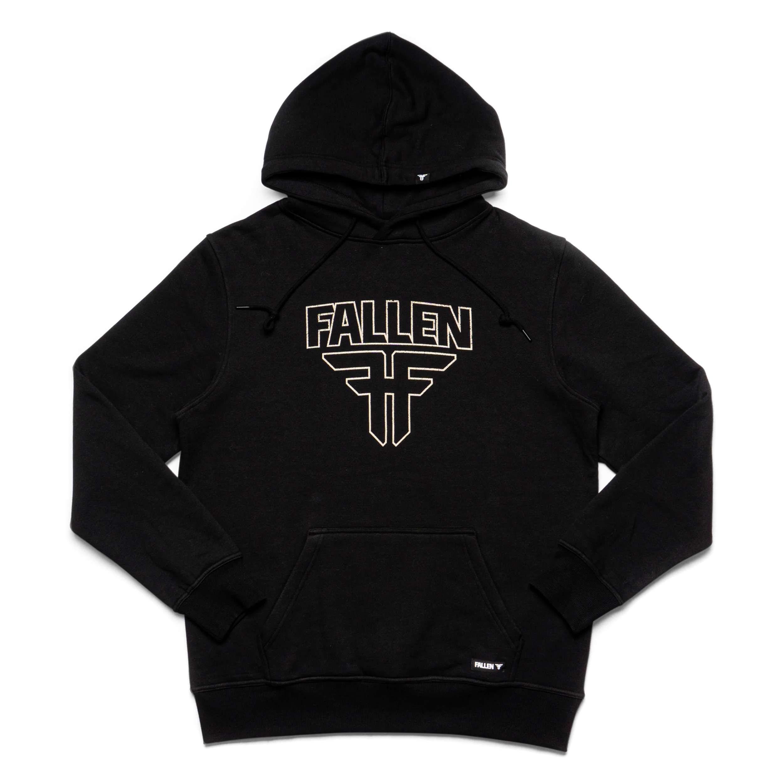 Fallen Insignia Hoodie - Black/White