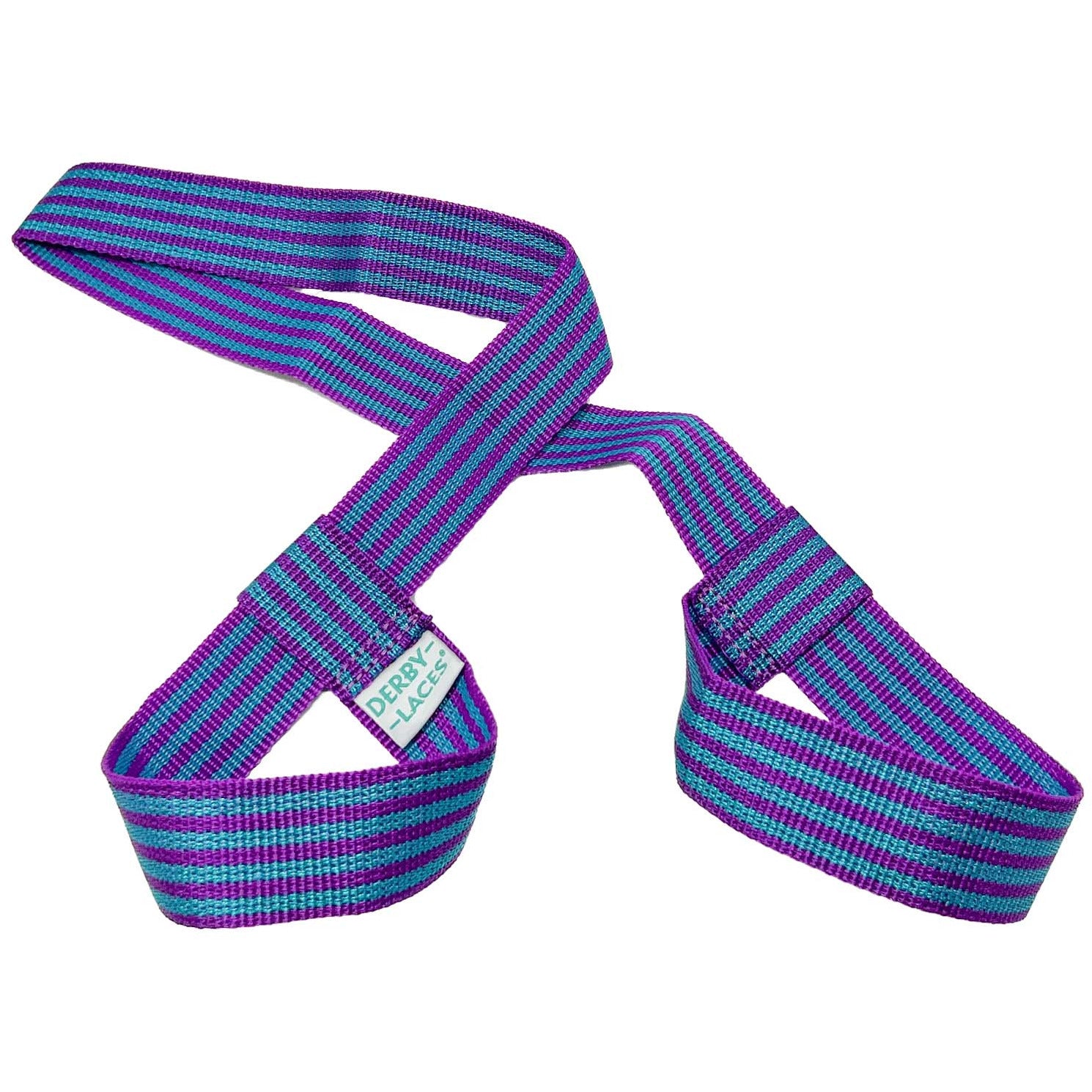 Spark by Derby Laces – Leash Purple and Teal Stripe 137cm